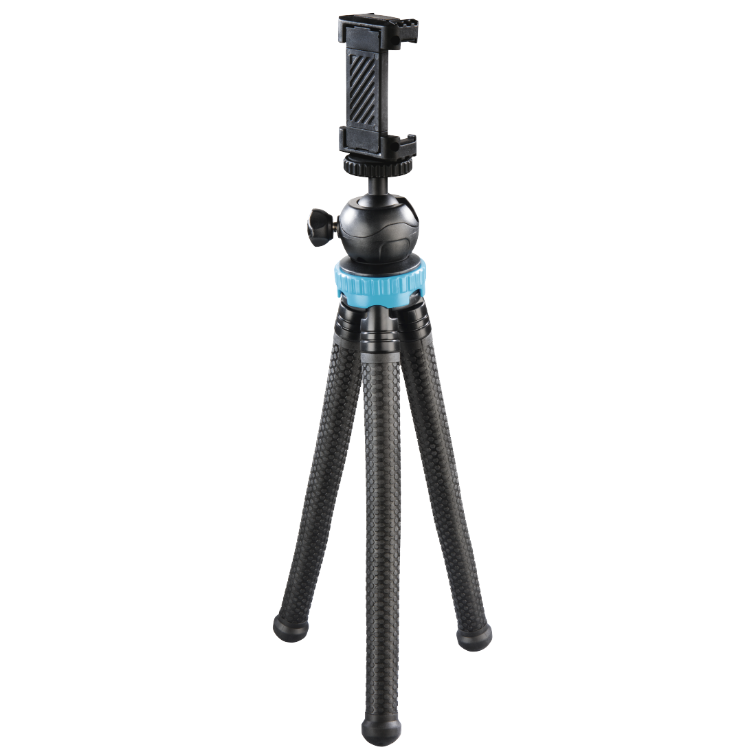 Trípode "FlexPro" para smartphone, GoPro y cámara de fotos, 27 cm,azul |  Hama