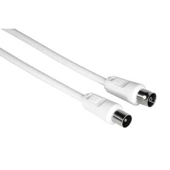 Cable Antena M-H 1,5m 75db Blanco Sin Blister