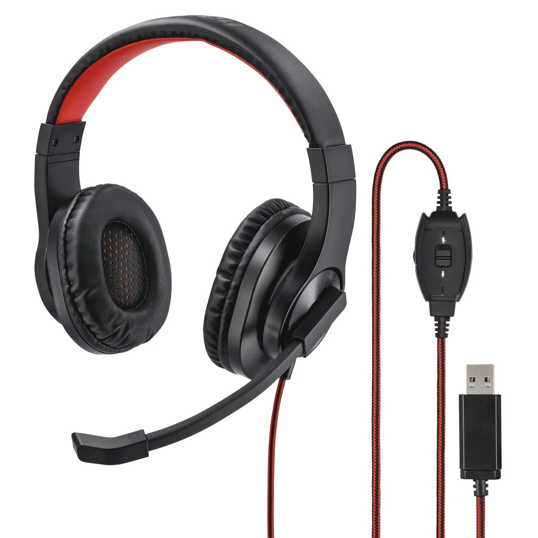 Conjunto auriculares-micrófono para PC y oficina, estéreo, negro | Hama