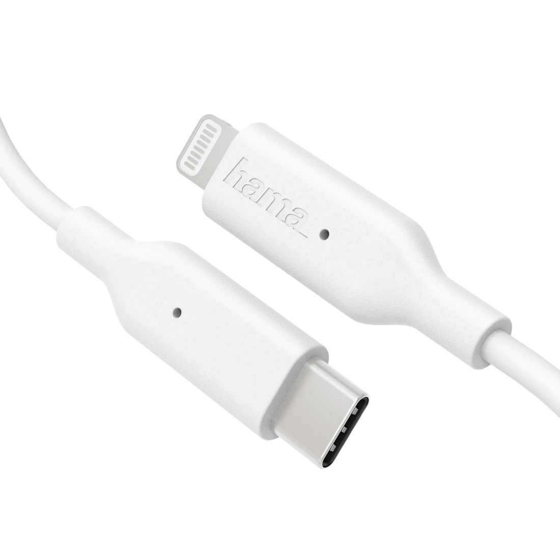 Cable de datos y carga rápida, USB Type-C a Lightning, 1 m, blanco | Hama