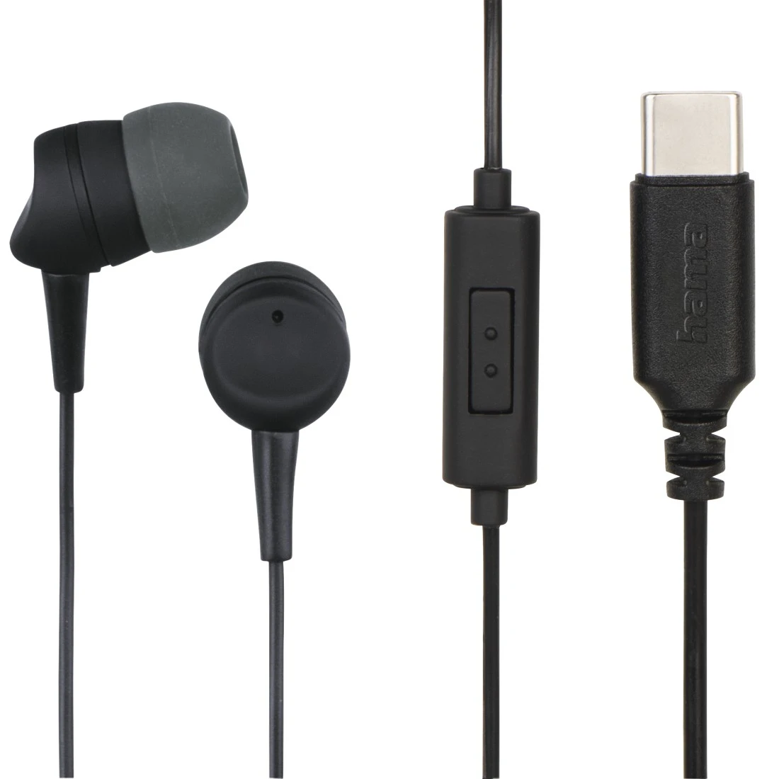 Auriculares "Sea", In-Ear, micro, protec. contra dobleces del cable, USB-C,  | Hama