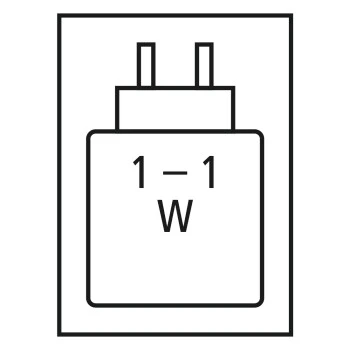 Fuente de alimentación de alto rendimiento necesaria: 1.0 W / Fuente de alimentación mínima requerida: 1.0 W / USB PD: No 