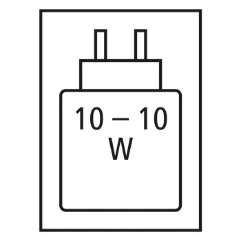 Fuente de alimentación de alto rendimiento necesaria: 10.0 W / Fuente de alimentación mínima requerida: 10.0 W / USB PD: No 