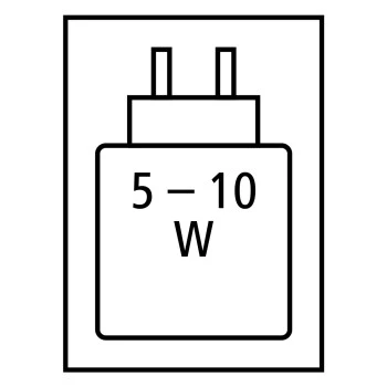 Fuente de alimentación de alto rendimiento necesaria: 10.0 W / Fuente de alimentación mínima requerida: 5.0 W / USB PD: No 