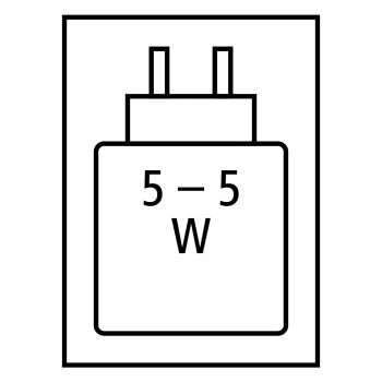 Fuente de alimentación de alto rendimiento necesaria: 5.0 W / Fuente de alimentación mínima requerida: 5.0 W / USB PD: No 