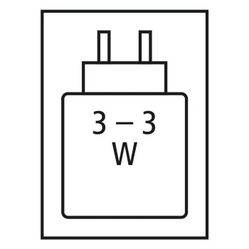 Fuente de alimentación de alto rendimiento necesaria: 3.0 W / Fuente de alimentación mínima requerida: 3.0 W / USB PD: No 