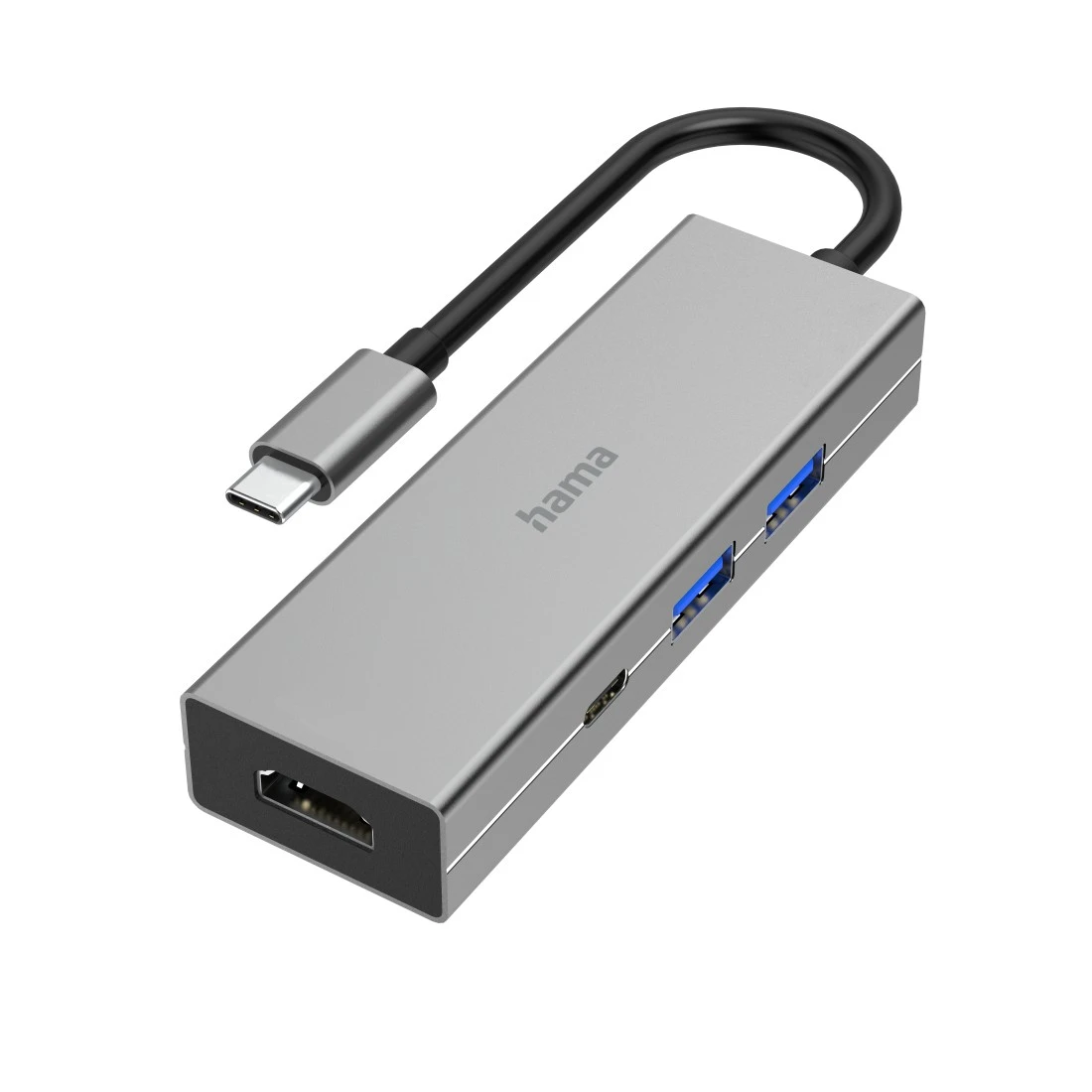 Concentrador USB-C, multip., 4 p., 2x USB-A, USB-C, HDMI™ | Hama