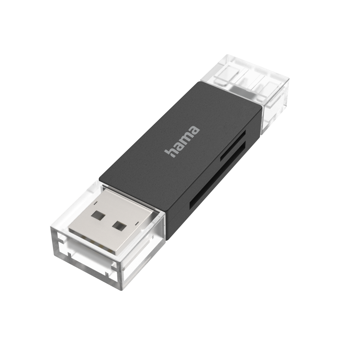 Maestro Alentar Inocencia Lector de tarjetas USB, OTG, USB-A + USB-C, USB 3.0, SD/microSD | Hama