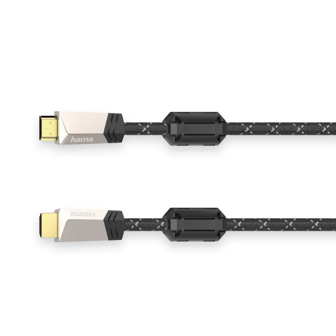 Cable HDMI™ Premium con Ethernet, con.-con. machos,ferrita,metal,1,5 m |  Hama