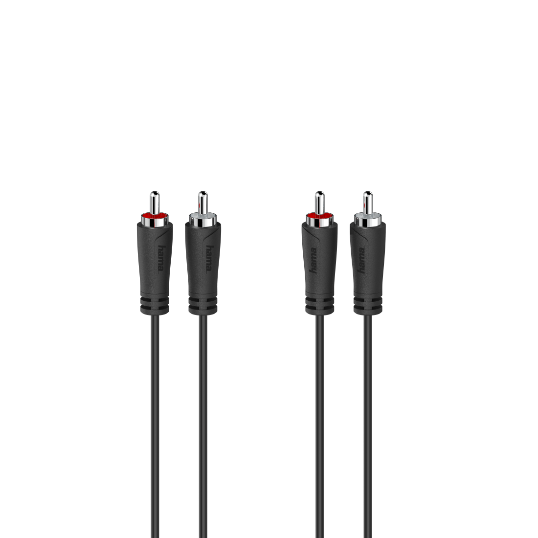 Cable de audio, 2 conectores RCA macho - 2 conectores RCA macho, 5,0 m |  Hama