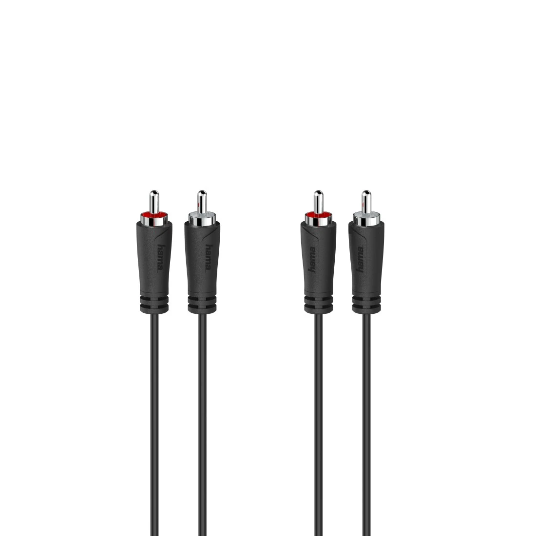 Cable de audio, 2 conectores RCA macho - 2 conectores RCA macho, 1,5 m |  Hama