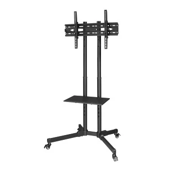 Hama, Base giratoria de cristal (plataforma giratoria para TV de hasta 32  o pantallas, carga máxima 60kg) Blanco