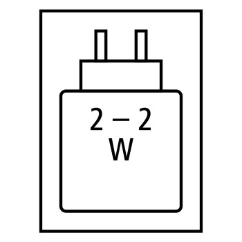 Fuente de alimentación de alto rendimiento necesaria: 2.0 W / Fuente de alimentación mínima requerida: 2.0 W / USB PD: No 