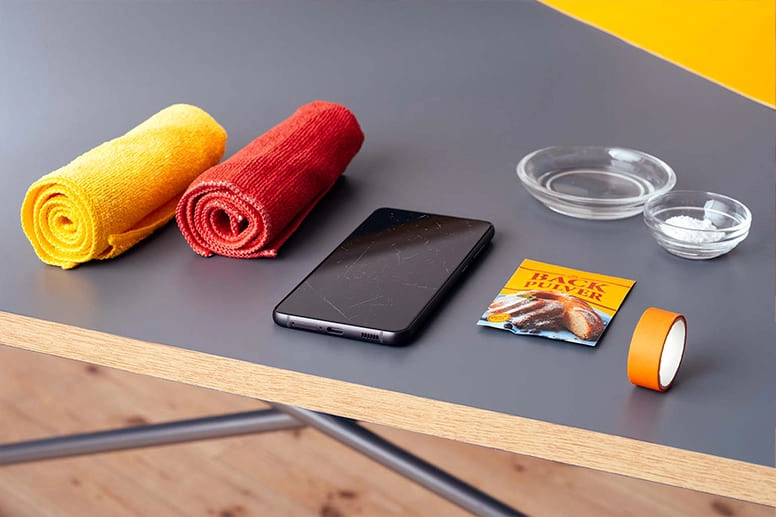 Materiales necesarios para el método con bicarbonato