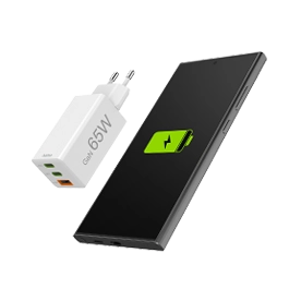 Hama Cargador rápido, GaN, 2x USB-C PD, 1x USB-A QC, Minicargador, 65 W,