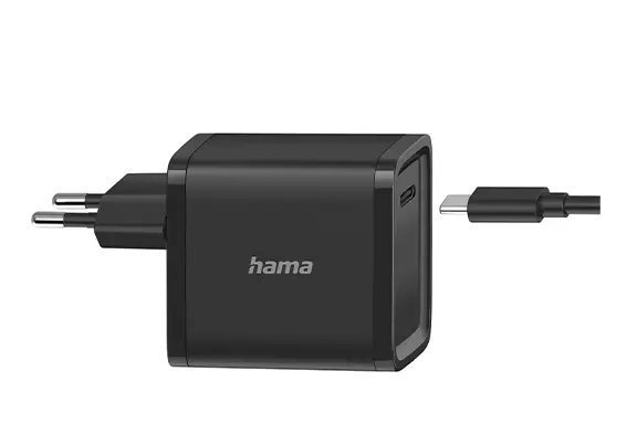 Conexión USB-C en la fuente de alimentación
